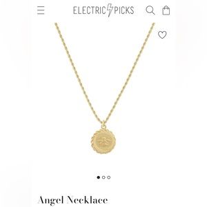 Electric Picks Angel Necklace